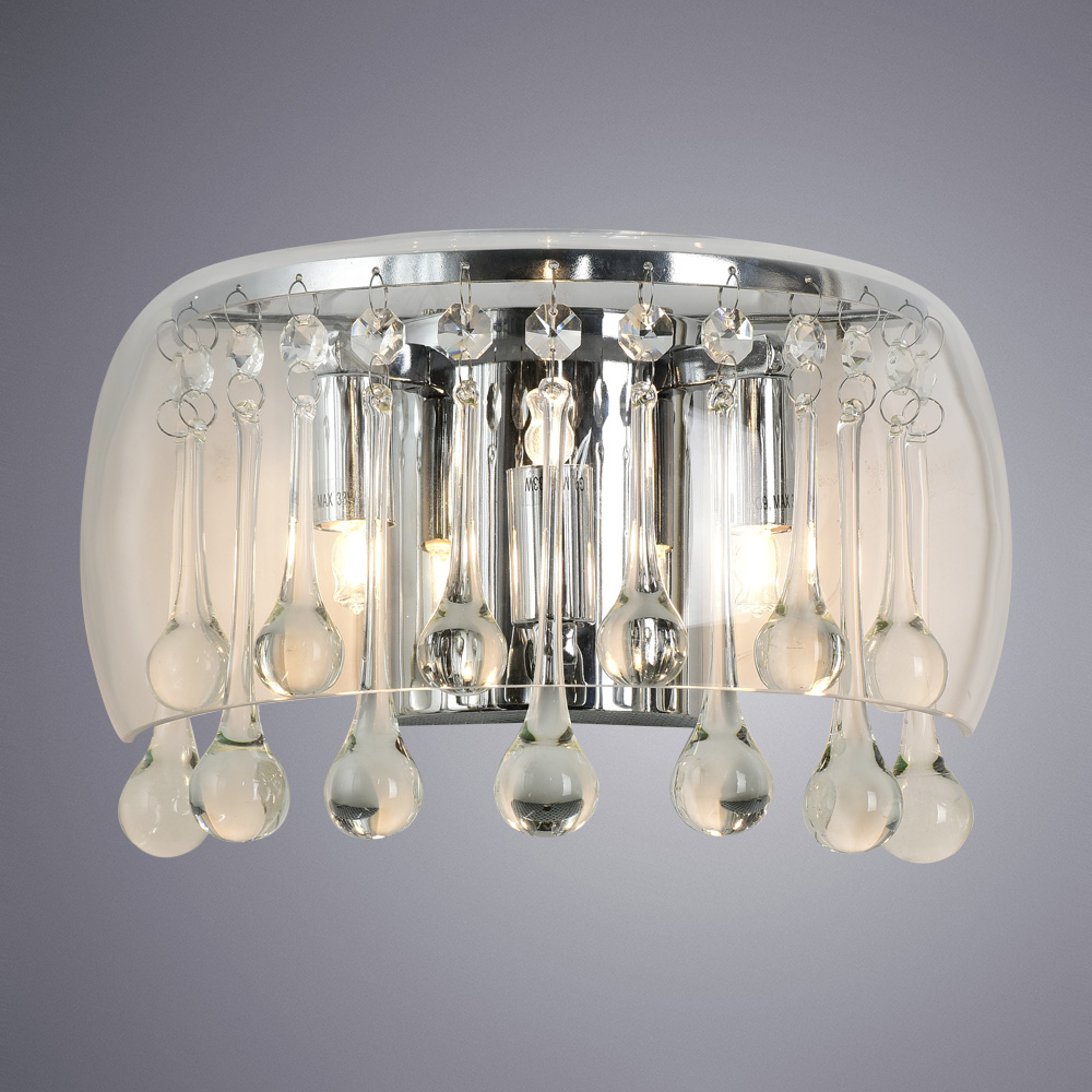 

Бра настенное ARTE LAMP HALO (A7054AP-3CC) G9 33 Вт 220 В IP20, Прозрачный