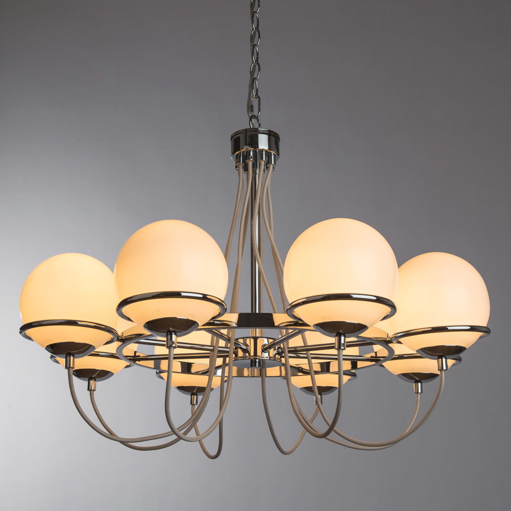 

Люстра подвесная ARTE LAMP BERGAMO (A2990LM-8CC) E14 40 Вт 220 В IP20, Белый