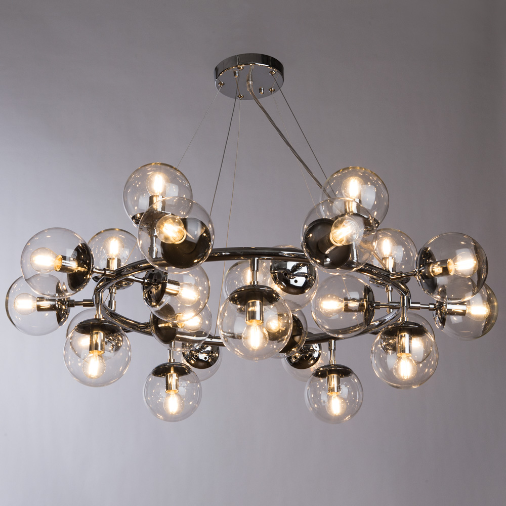 

Люстра подвесная ARTE LAMP BOLLA (A1664SP-25CC) E14 60 Вт 220 В IP20, Прозрачный