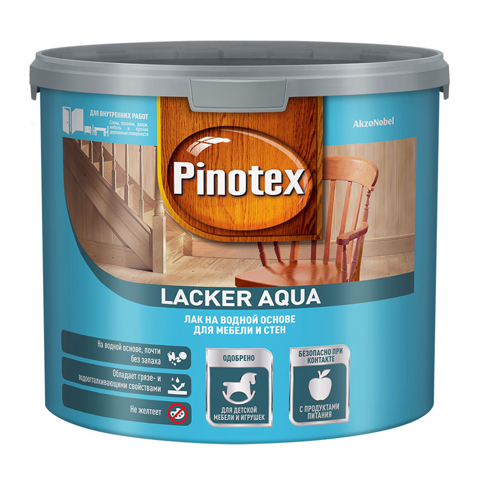 фото Лак акриловый pinotex lacker aqua 2,7 л матовый