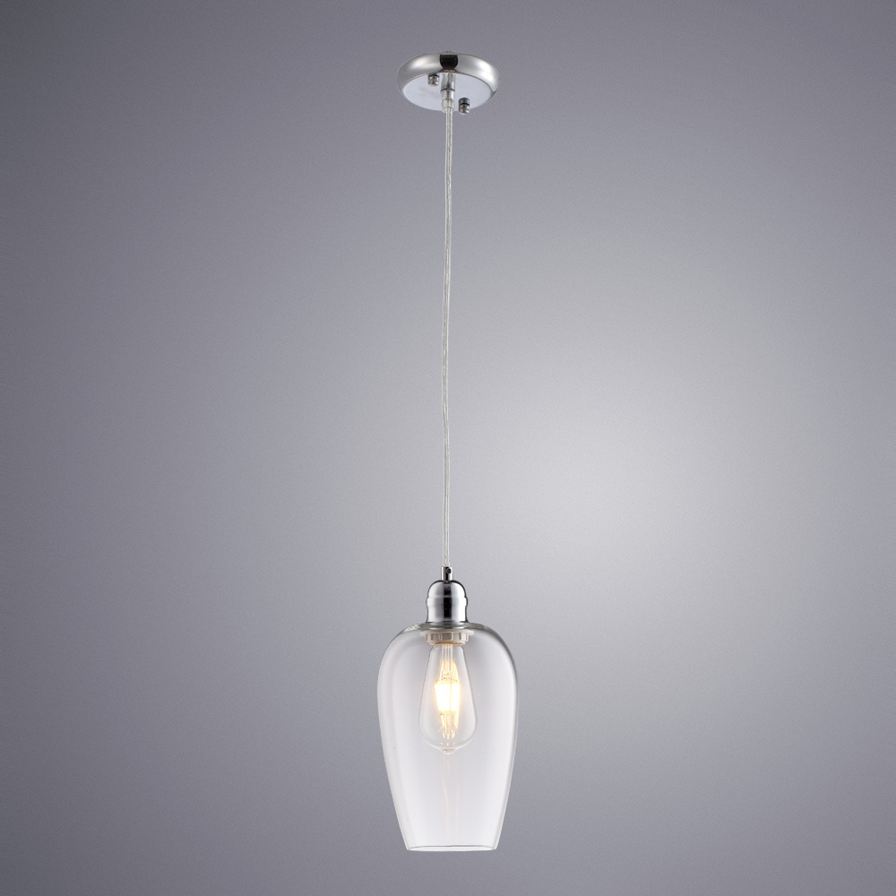 

Люстра подвесная ARTE LAMP TRENTO (A9291SP-1CC) E27 40 Вт 220 В IP20, Прозрачный