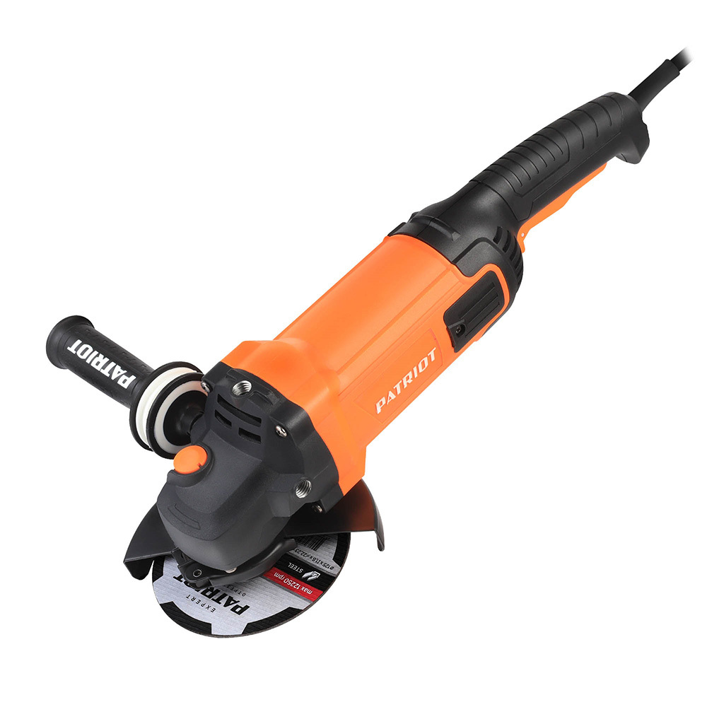 

Шлифмашина угловая электрическая Patriot AG 190 2000 Вт d180 мм (110301180)