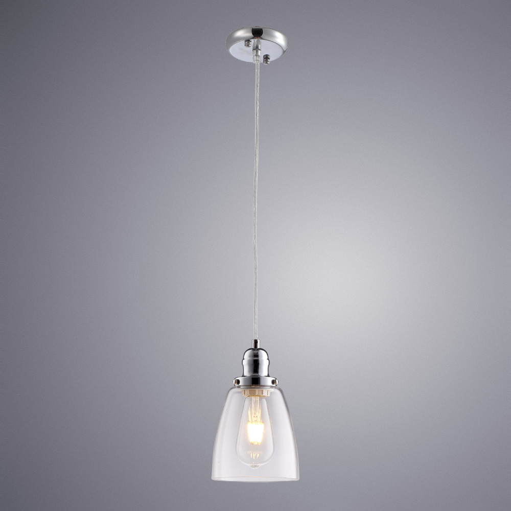 

Люстра подвесная ARTE LAMP TRENTO (A9387SP-1CC) E27 40 Вт 220 В IP20, Прозрачный
