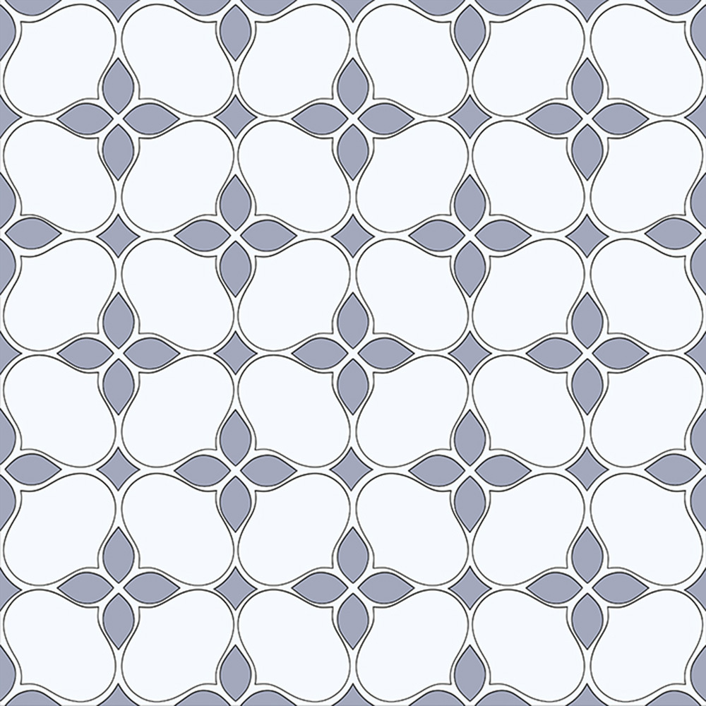 фото Керамогранит progres palmer белый 450х450х8 мм (6 шт.=1,215 кв.м)