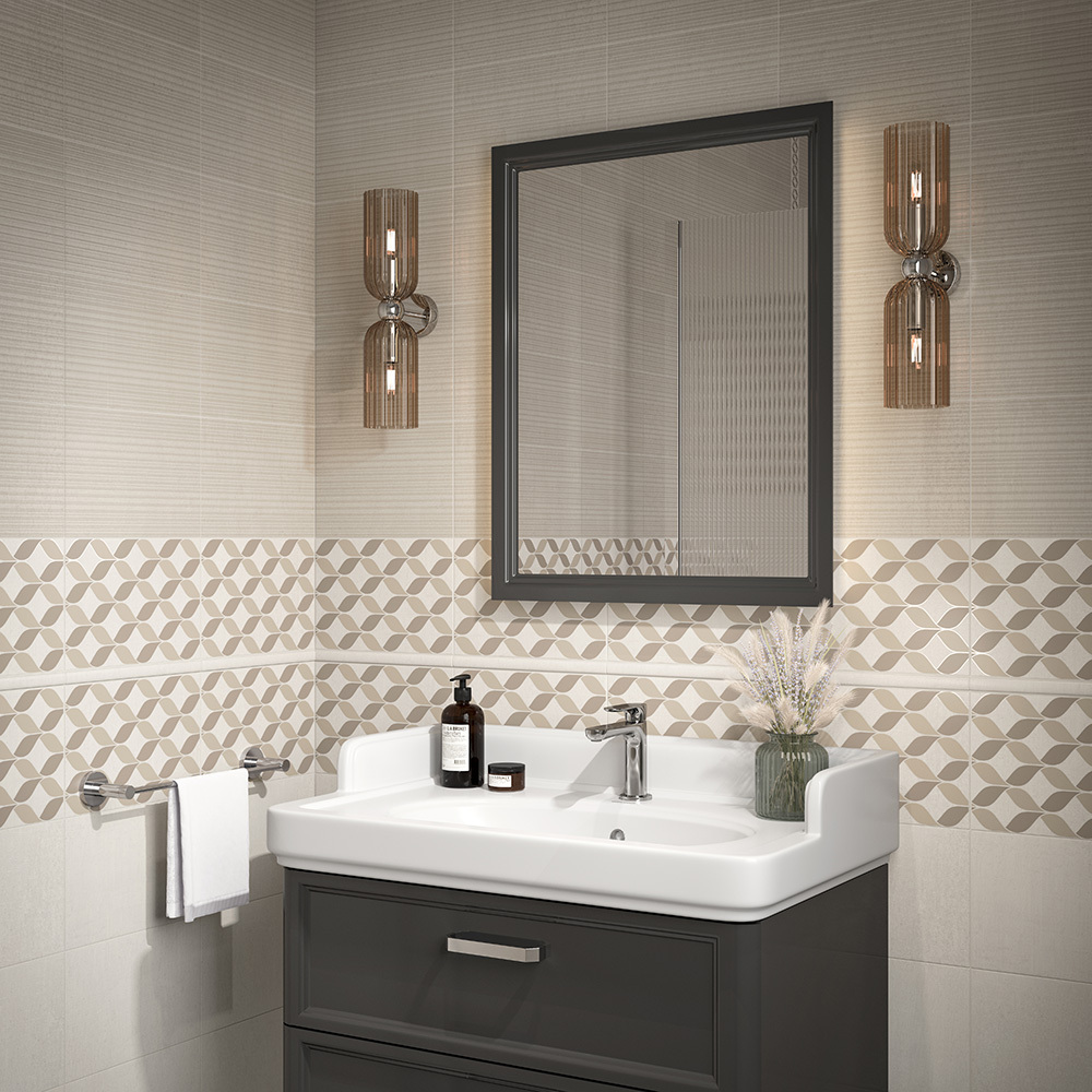 Плитка облицовочная Kerama Marazzi Орсони серая светлая рельеф 300x200x8,6 мм (20 шт.=1,2 кв.м) Вид№2