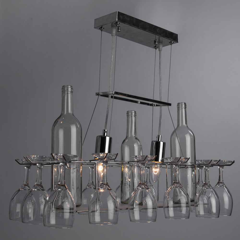 

Люстра подвесная ARTE LAMP BANCONE (A7043SP-2CC) E27 60 Вт 220 В IP20, Прозрачный