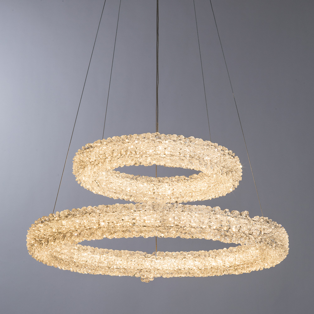 

Люстра светодиодная подвесная ARTE LAMP LORELLA (A1726SP-2CC) LED 75 Вт 220 В 3000 К теплый свет IP20, Прозрачный