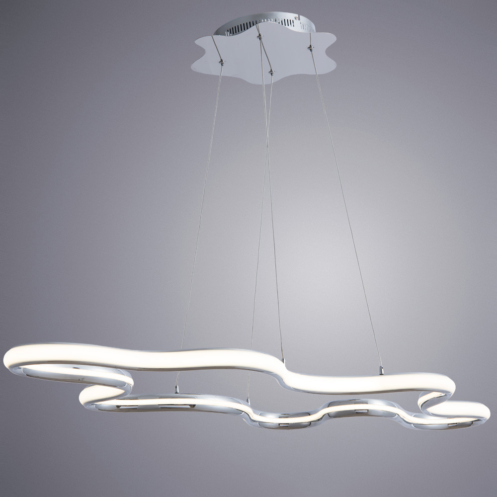 

Люстра светодиодная подвесная ARTE LAMP LAGO (A9425SP-1CC) LED 54,5 Вт 220 В 4000 К дневной свет IP20, Хром