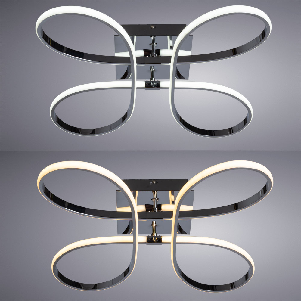 

Люстра светодиодная потолочная ARTE LAMP DIADEMA (A2526PL-4CC) LED 108 Вт 220 В 3000-6000 К теплый/холодный свет IP20, Белый
