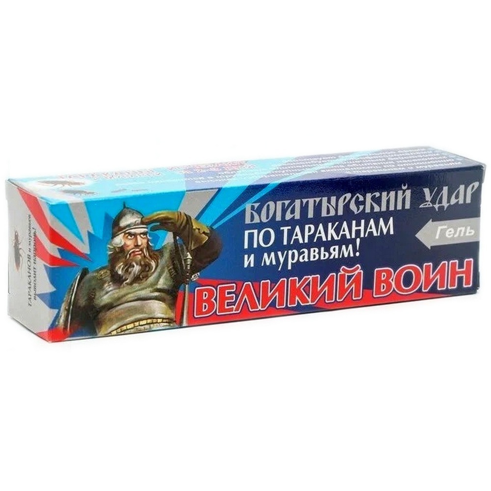 Средство для защиты от тараканов и муравьев гель Ваше хозяйство Великий воин 80 г