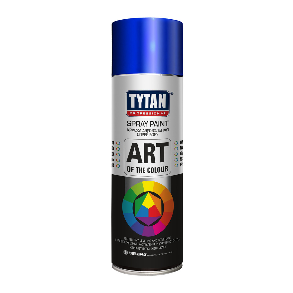 Краска аэрозольная Tytan Professional Art Of The Colour ультрамарин глянцевая RAL 5002 400 мл