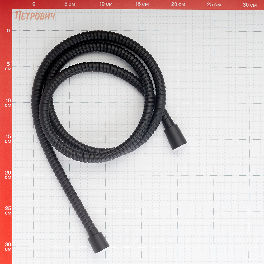Шланг для душа Lavelly 1500 мм металлический черный (1023751) Вид№4