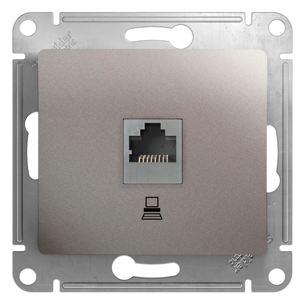 Розетка компьютерная schneider electric glossa Розетка компьютерная schneider electric glossa