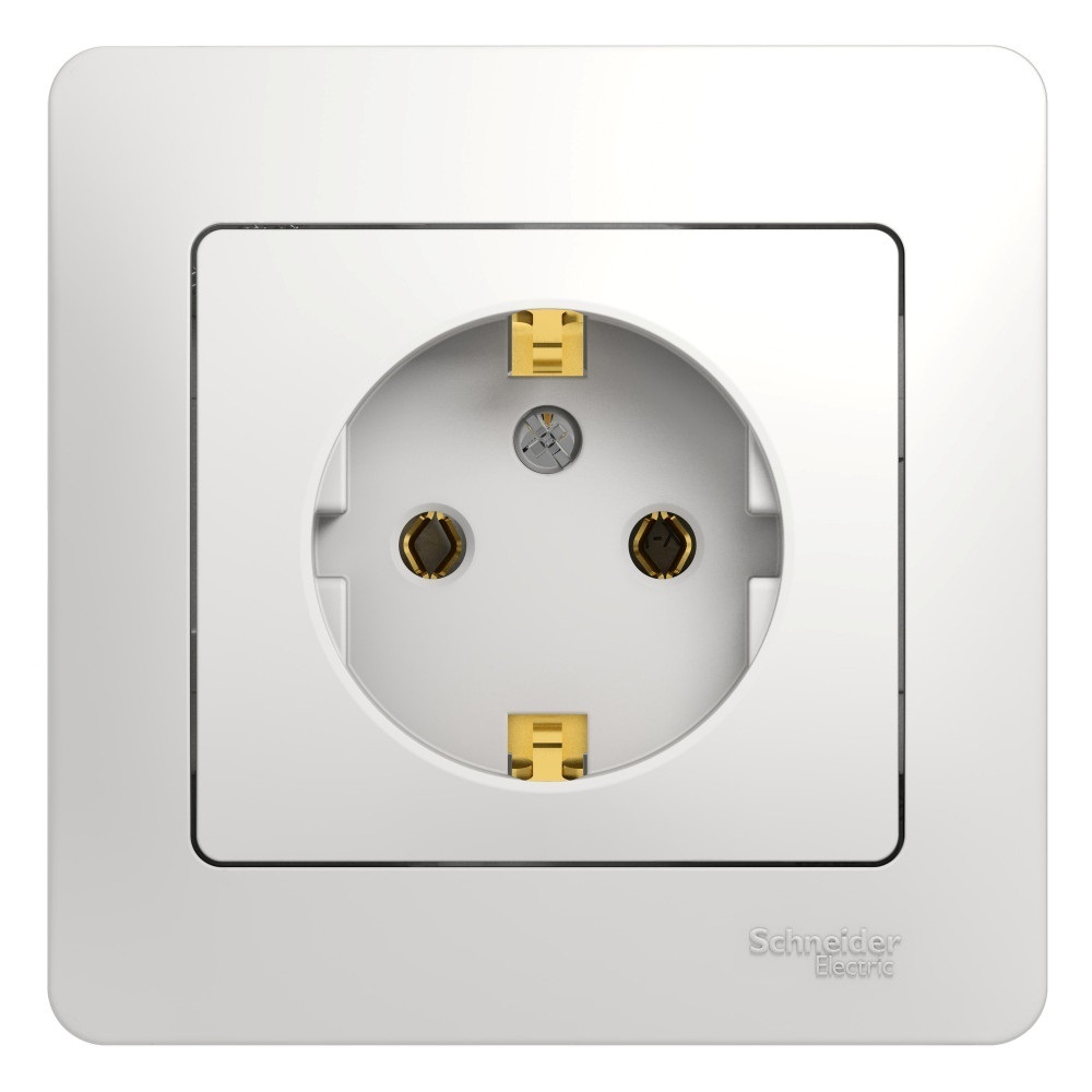 

Розетка Systeme Electric Glossa встраиваемая белая (GSL000142), Белый