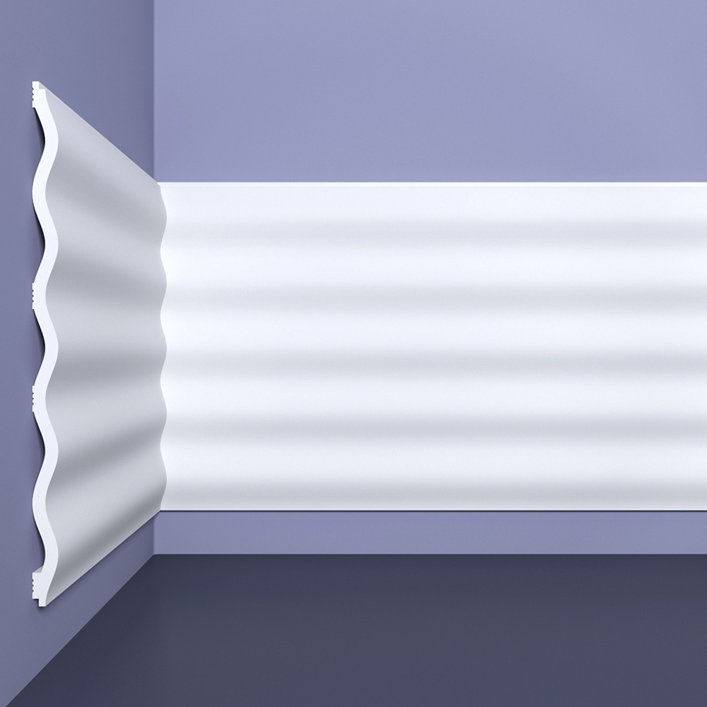 фото Панель декоративная из экополимера 200х2000х10 мм bello deco xps сп 01/2 белая 0,4 кв.м