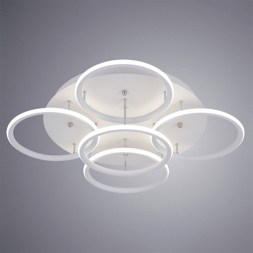 

Люстра светодиодная потолочная ARTE LAMP RAPID (A2500PL-5WH) LED 80 Вт 220 В 4000 К дневной свет IP20, Белый
