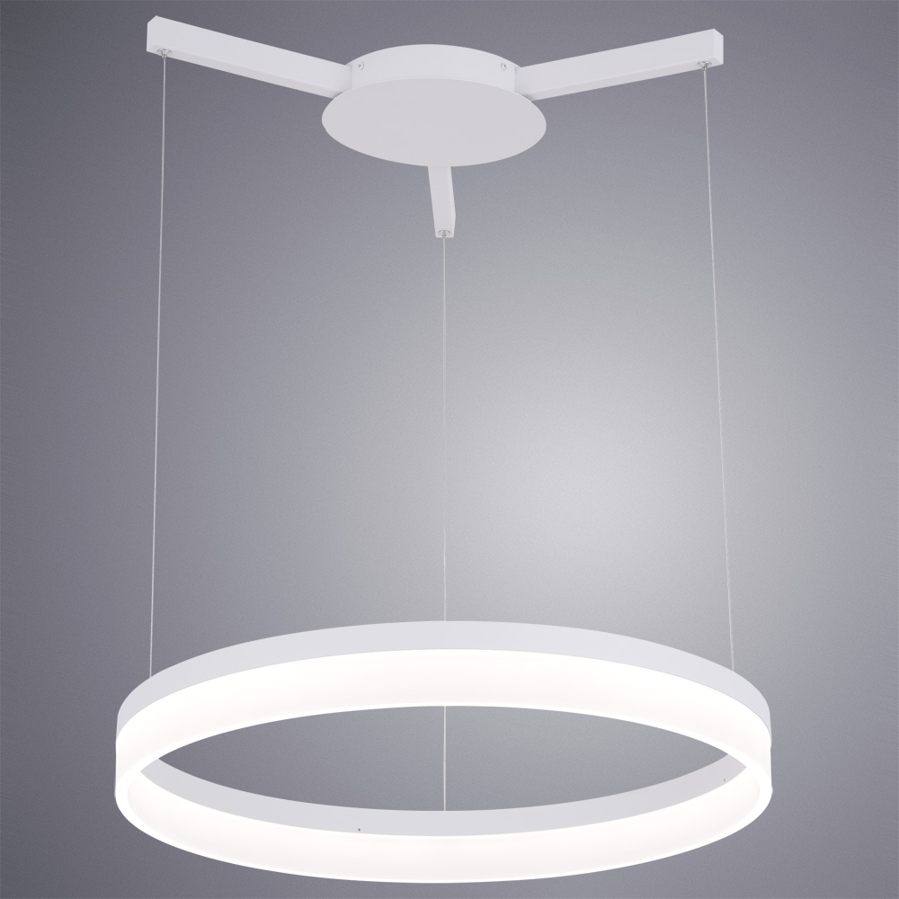 

Люстра светодиодная подвесная ARTE LAMP SORENTO (A2504SP-1WH) LED 48 Вт 220 В 4000 К дневной свет IP20, Белый