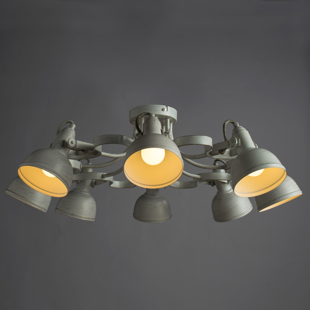 

Люстра потолочная ARTELAMP A5216PL-8WG, Бело-золотой