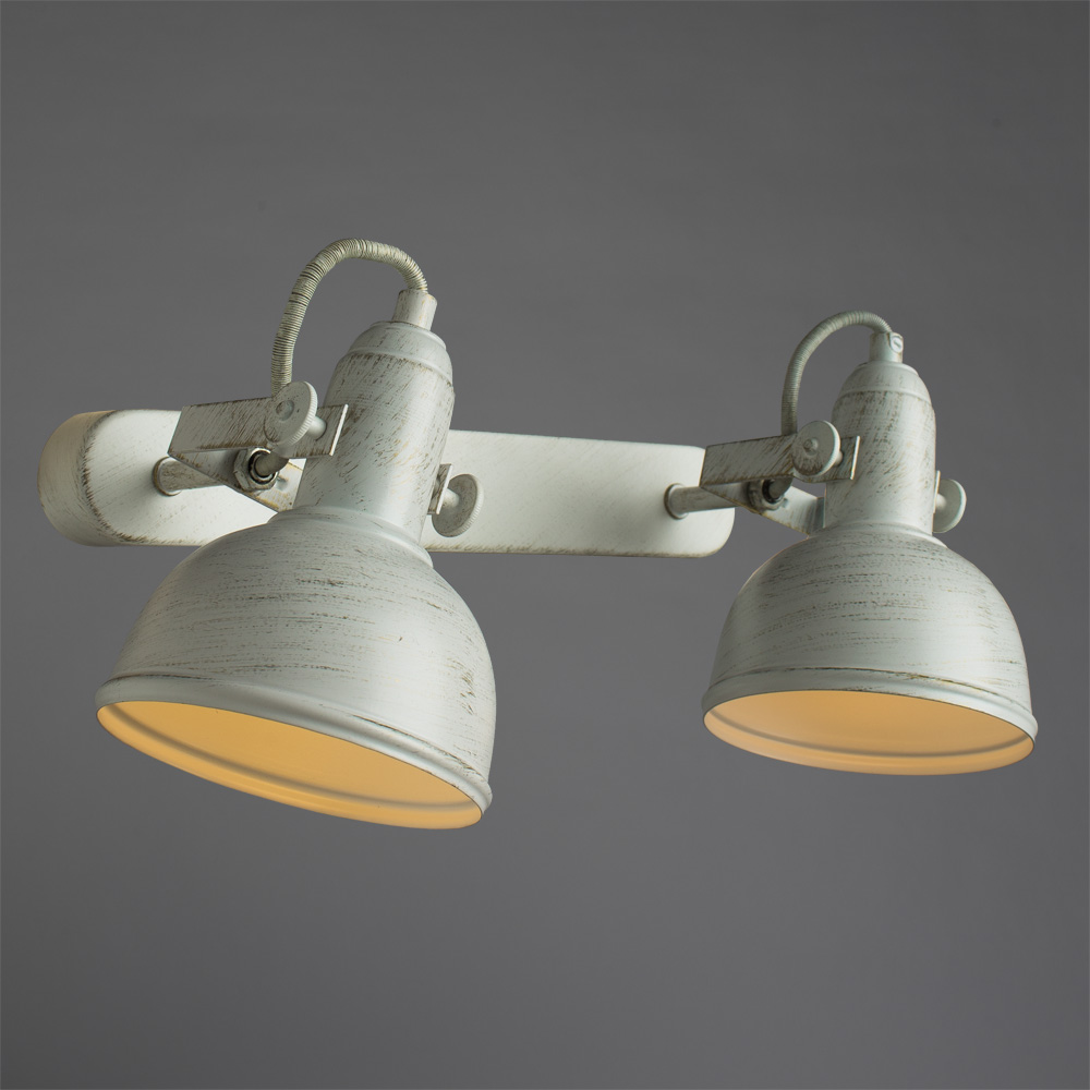 

Спот ARTE LAMP MARTIN (A5213AP-2WG) E14 40 Вт 220 В IP20 бело-золотой