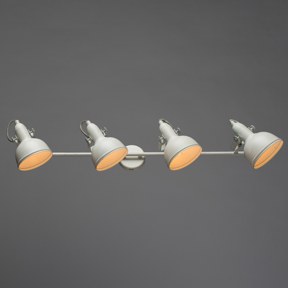 

Спот ARTE LAMP MARTIN (A5215PL-4WG) E14 40 Вт 220 В IP20 бело-золотой