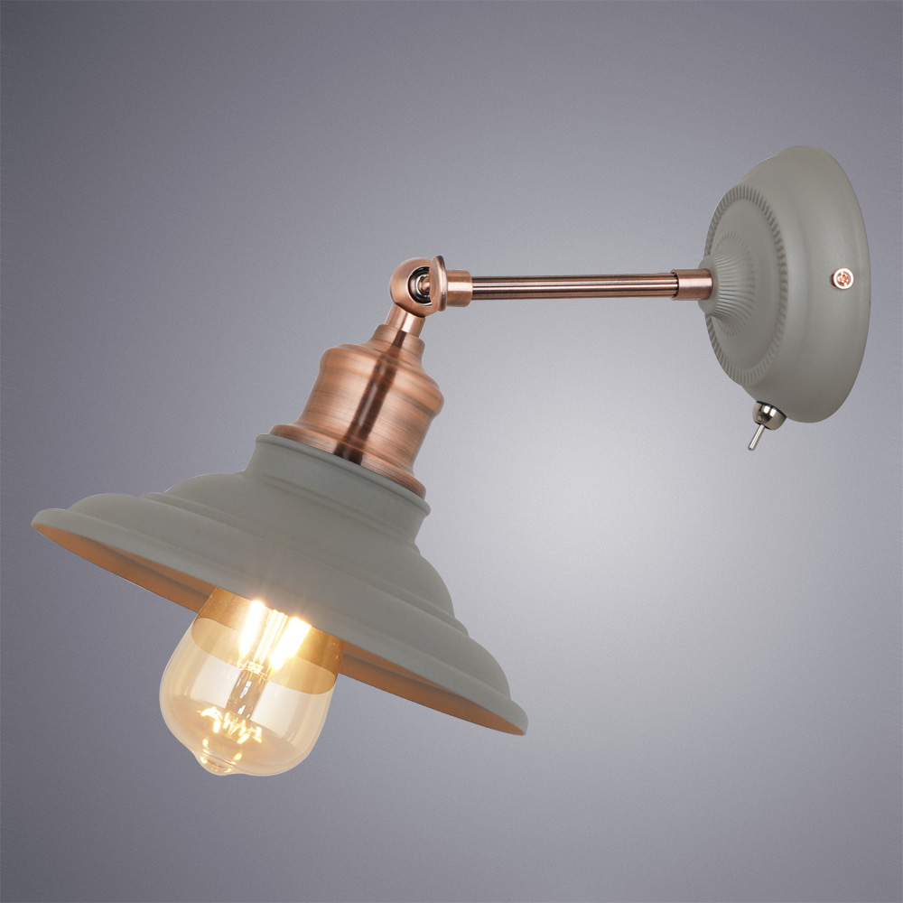 

Бра настенное ARTE LAMP LIDO (A5067AP-1GY) E27 60 Вт 220 В IP20