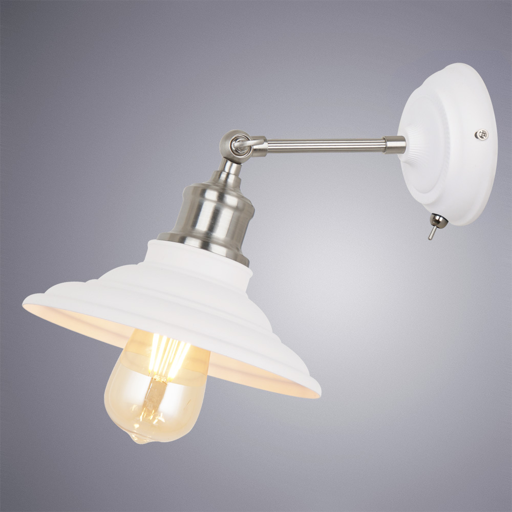 

Бра настенное ARTE LAMP LIDO (A5067AP-1WH) E27 60 Вт 220 В IP20