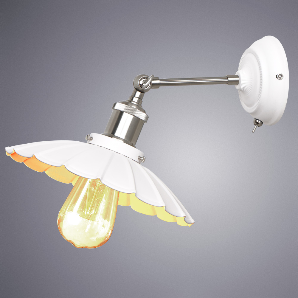 

Бра настенное ARTE LAMP ASTI (A8160AP-1WH) E27 60 Вт 220 В IP20