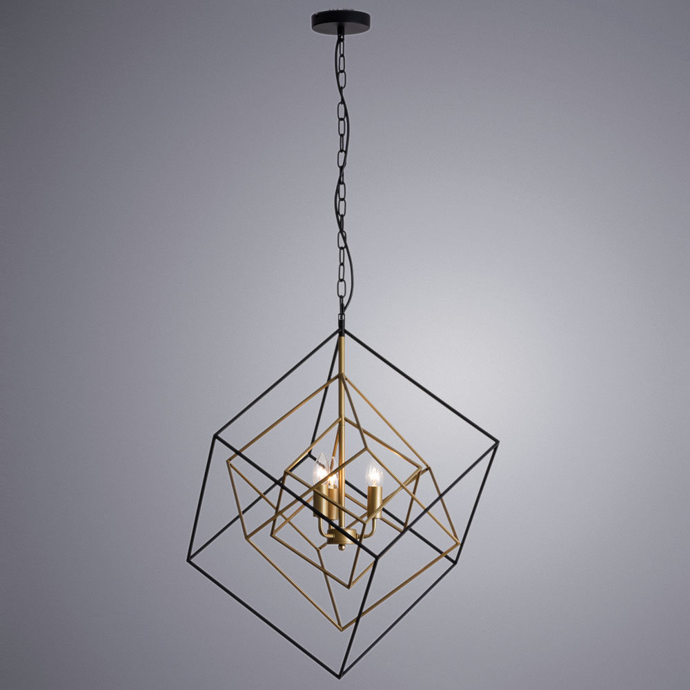 

Люстра подвесная ARTE LAMP AMBASADOR (A5283SP-3BK) E14 40 Вт 220 В IP20