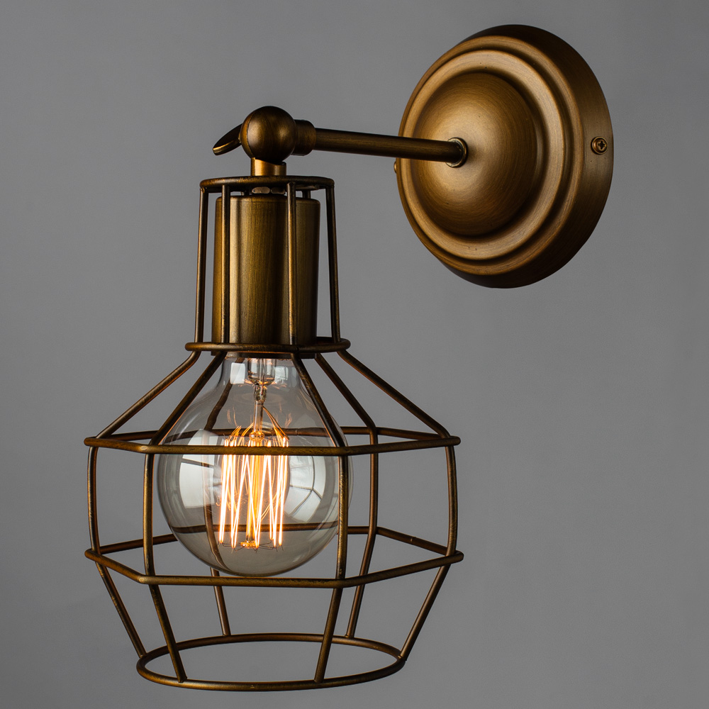 

Бра настенное ARTE LAMP INTERNO (A9182AP-1BZ) E27 60 Вт 220 В IP20, Бронза