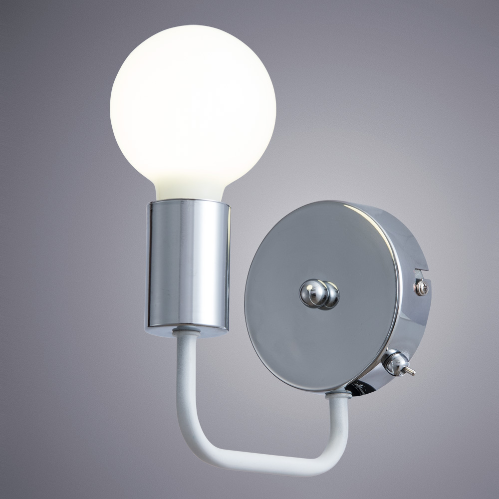 

Бра настенное ARTE LAMP GELO (A6001AP-1WH) E27 40 Вт 220 В IP20