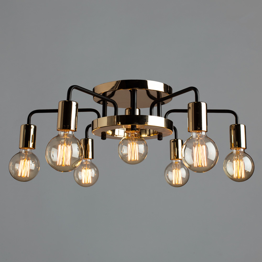 

Люстра потолочная ARTE LAMP GELO (A6001PL-7BK) E27 40 Вт 220 В IP20