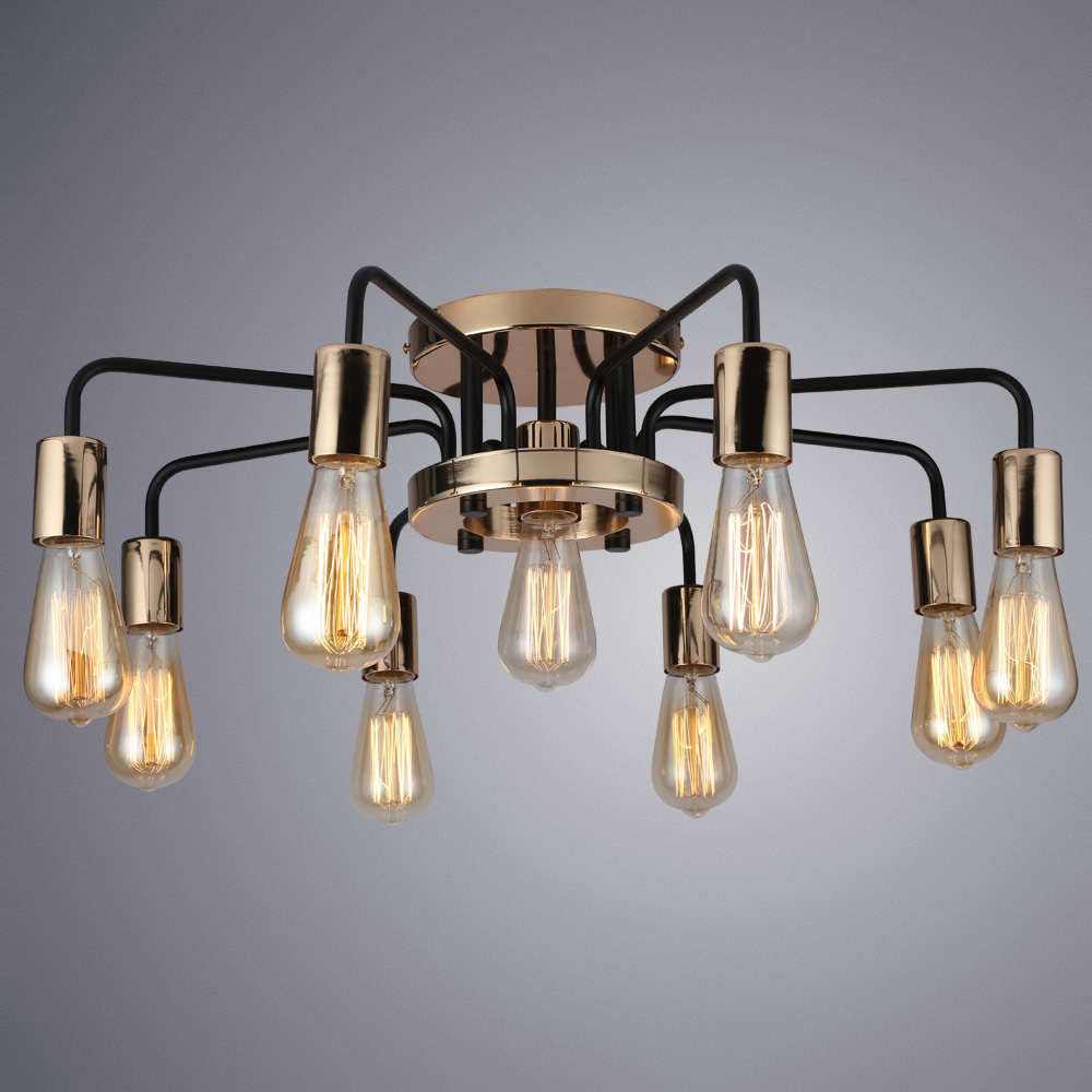 

Люстра подвесная ARTE LAMP GELO (A6001PL-9BK) E27 40 Вт 220 В IP20