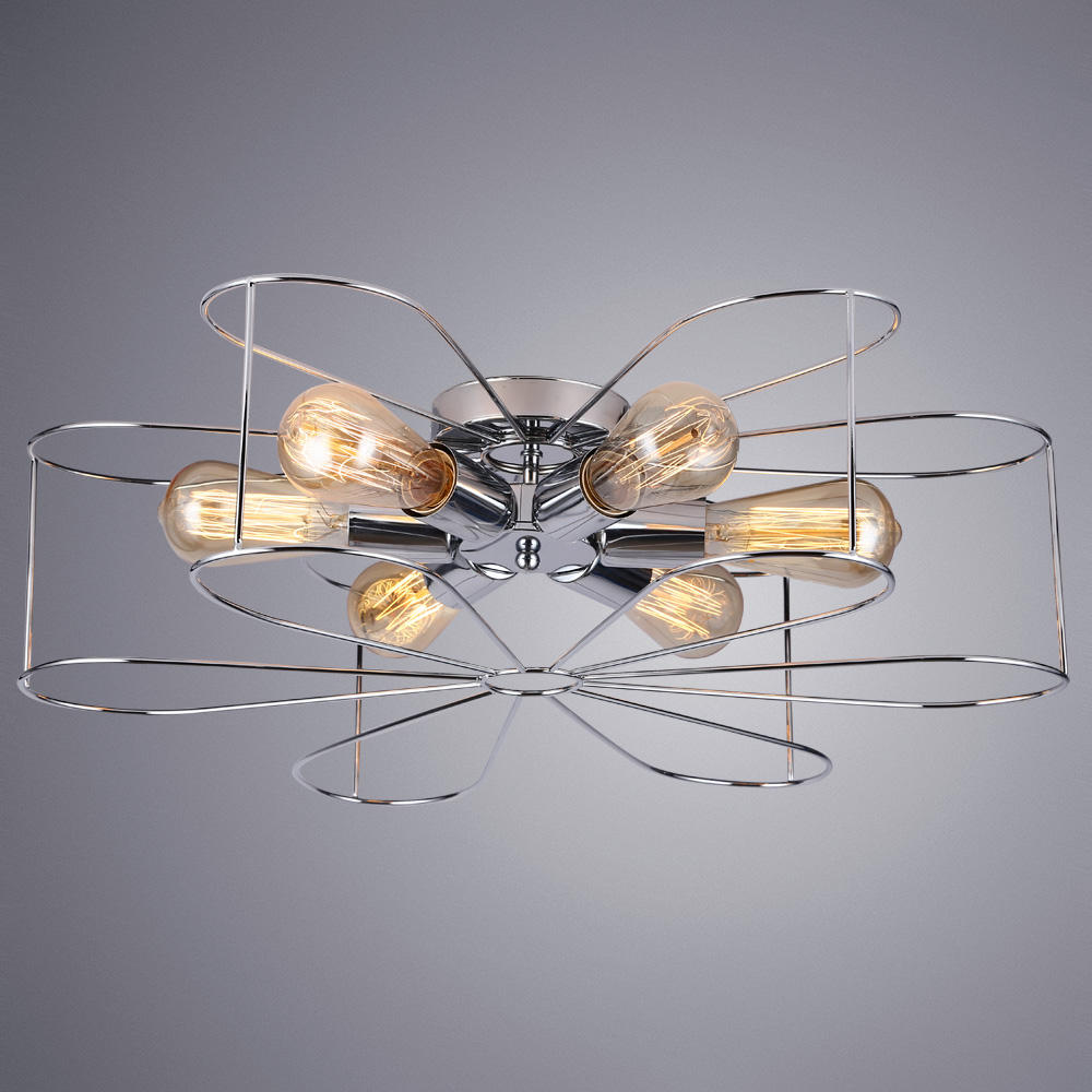 

Люстра потолочная ARTE LAMP CAMOMILLA (A6049PL-6CC) E27 40 Вт 220 В IP20, Хром