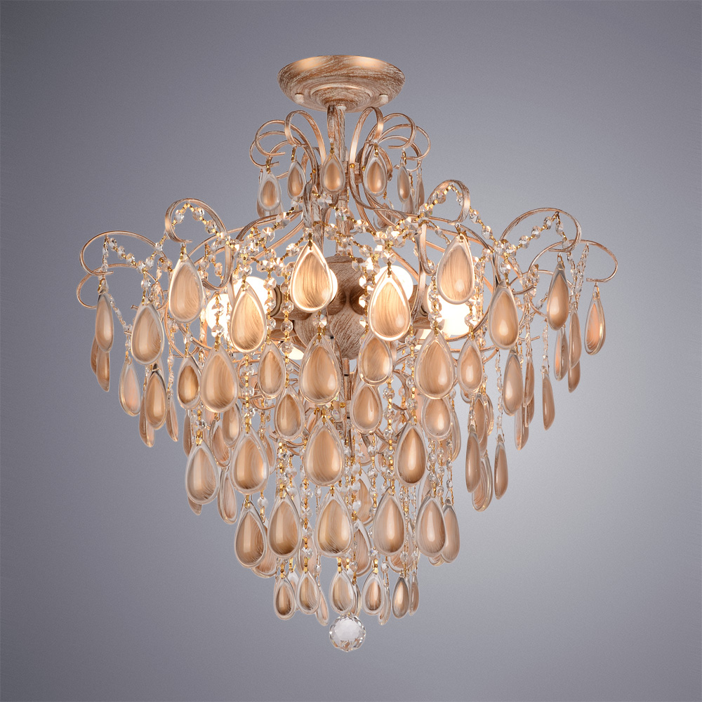 

Люстра потолочная ARTE LAMP A3703PL-10GA, Античное золото