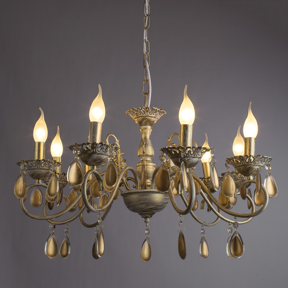 

Люстра подвесная ARTE LAMP CIONDOLO (A5676LM-8WG) E14 60 Вт 220 В IP20