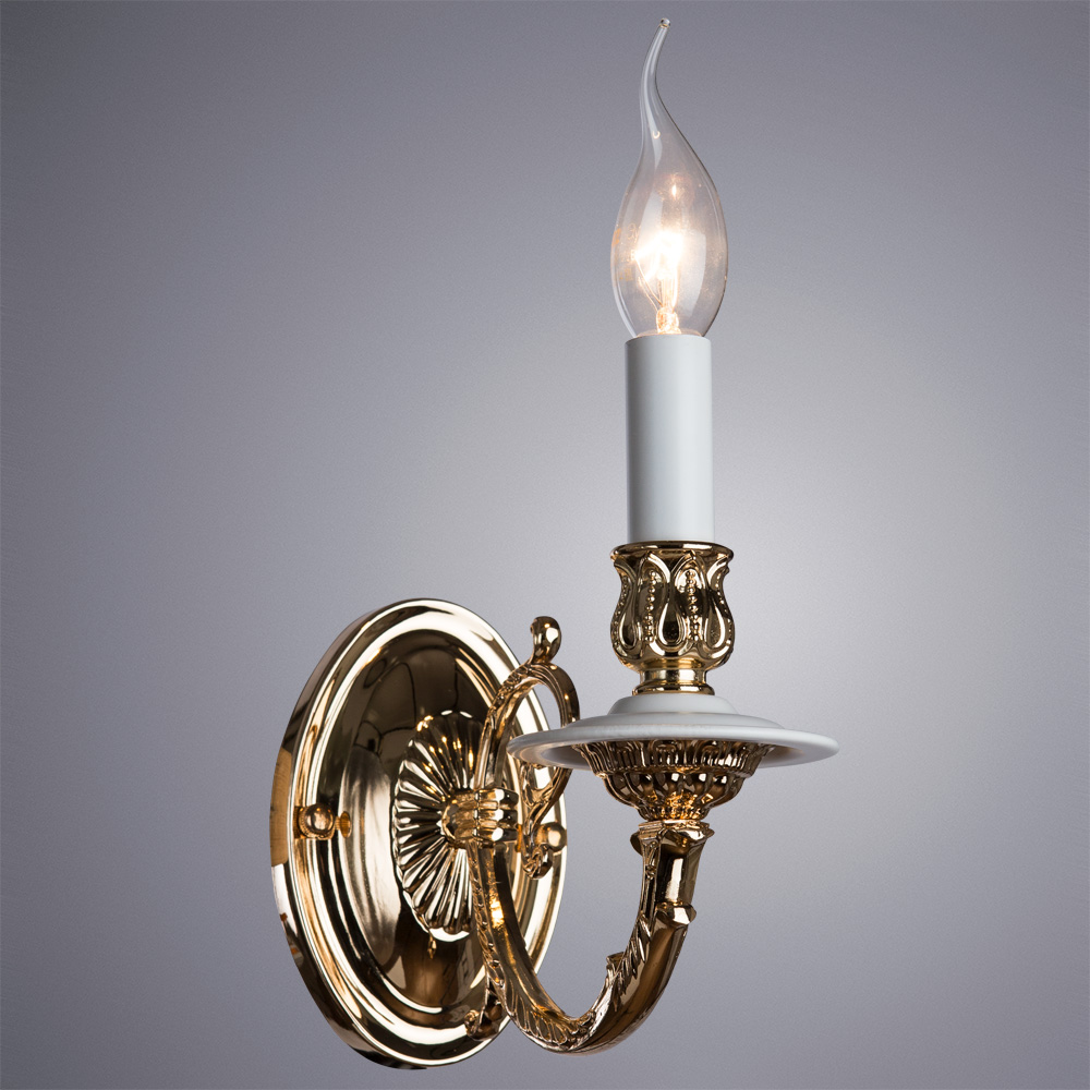 

Бра настенное ARTE LAMP LUISA (A8020AP-1WG) E14 60 Вт 220 В IP20