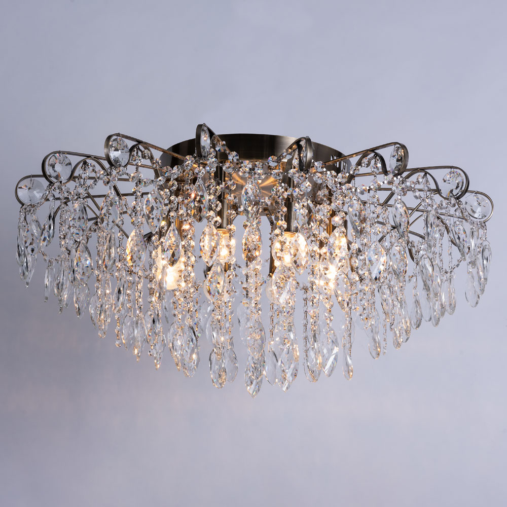 

Люстра подвесная ARTE LAMP EMILIA (A1660PL-8AB) E27 40 Вт 220 В IP20, Прозрачный