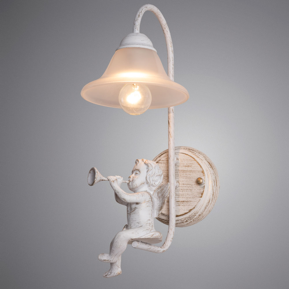 

Бра настенное ARTE LAMP AMUR (A1133AP-1WG) E27 60 Вт 220 В IP20