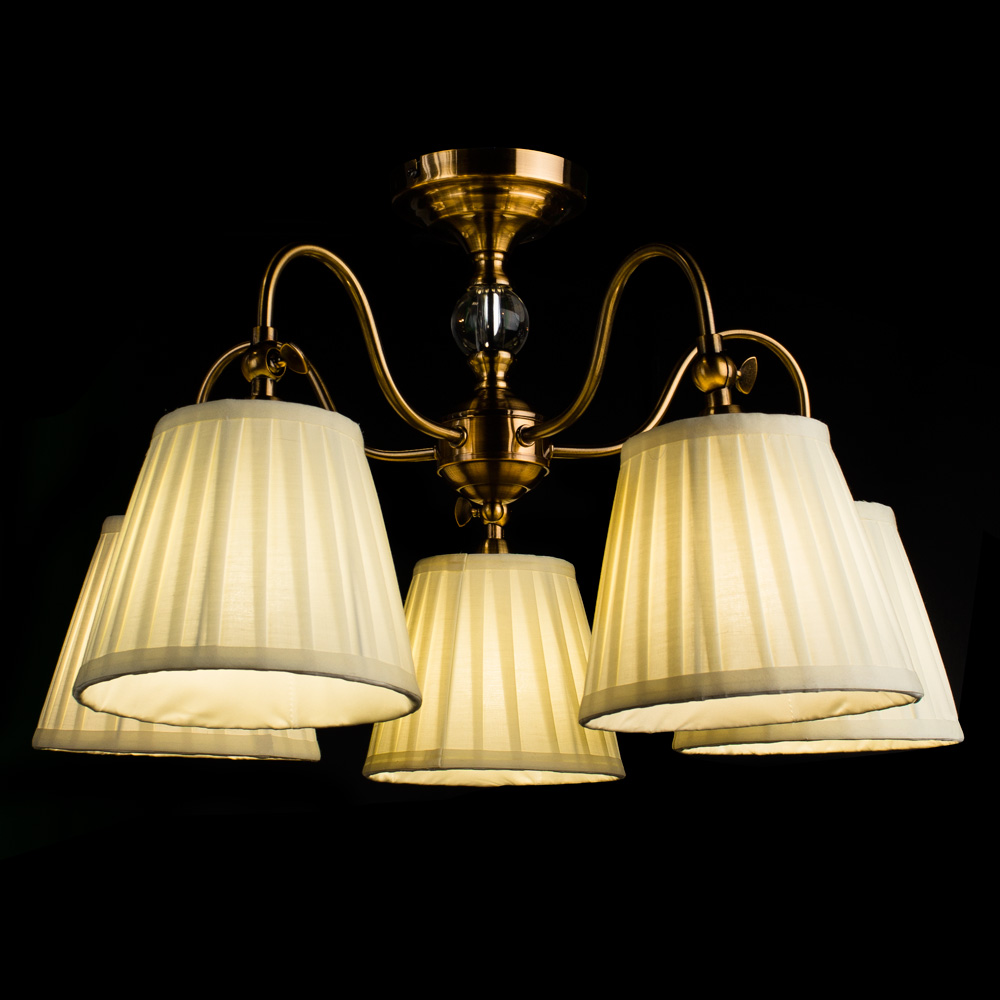 

Люстра подвесная ARTE LAMP SEVILLE (A1509PL-5PB) E14 40 Вт 220 В IP20, Бежевый