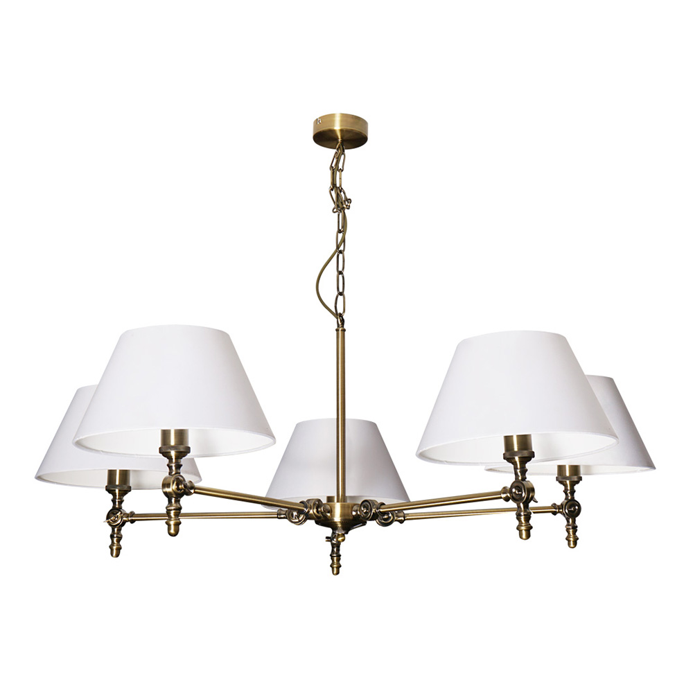 

Люстра подвесная ARTE LAMP ORLANDO (A5620LM-5AB) E27 60 Вт 220 В IP20, Белый