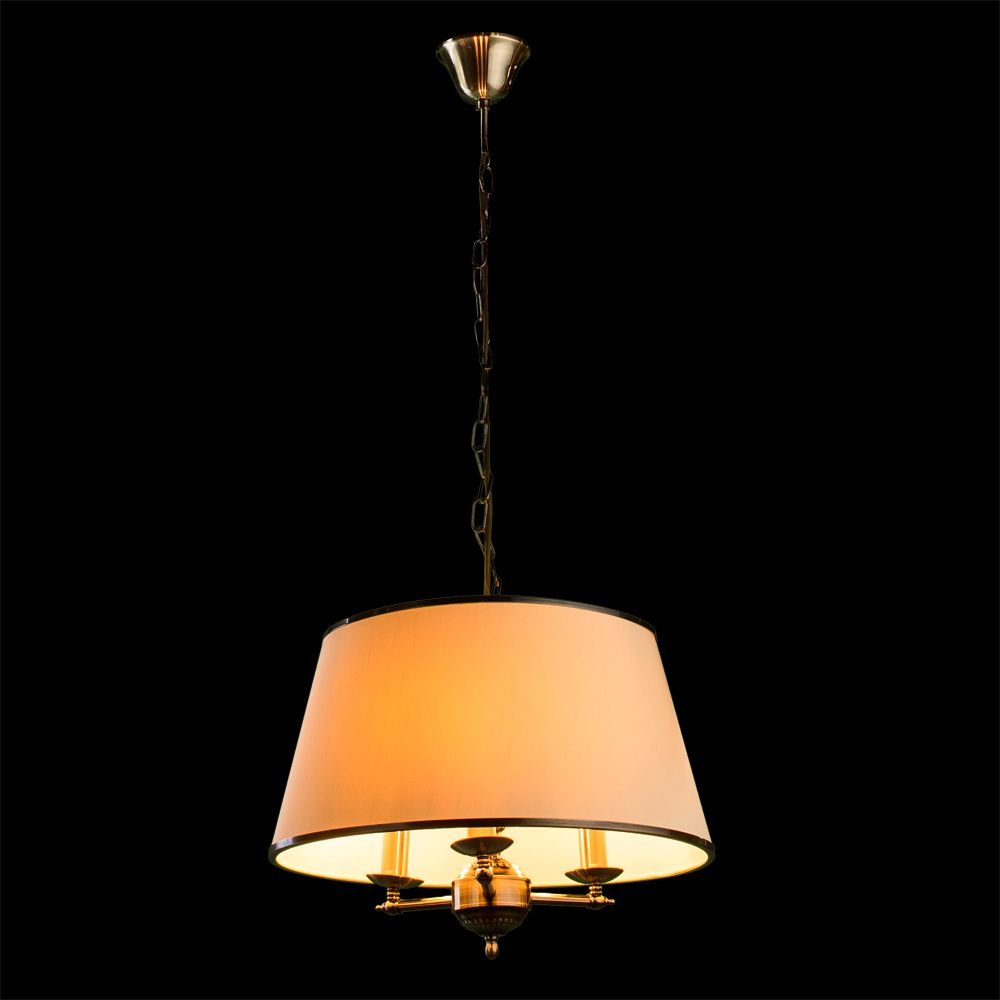 

Люстра подвесная ARTE LAMP ALICE (A3579SP-3AB) E14 40 Вт 220 В IP20, Кремовый