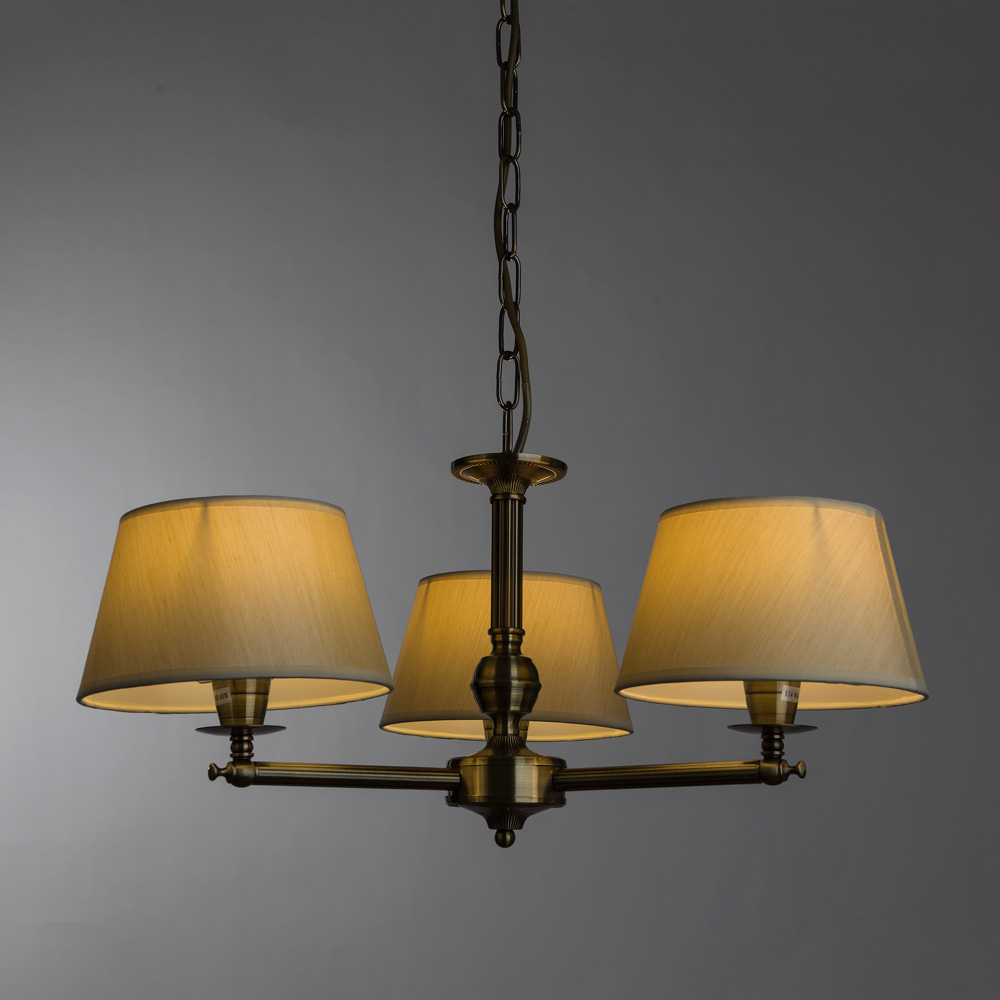 

Люстра подвесная ARTE LAMP YORK (A2273LM-3AB) E14 40 Вт 220 В IP20, Кремовый