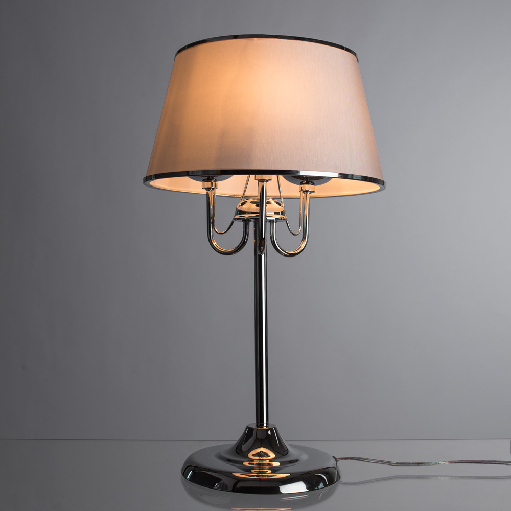 

Лампа настольная декоративная ARTE LAMP AURORA (A1150LT-3CC) E14 60 Вт 220 В IP20, Белый