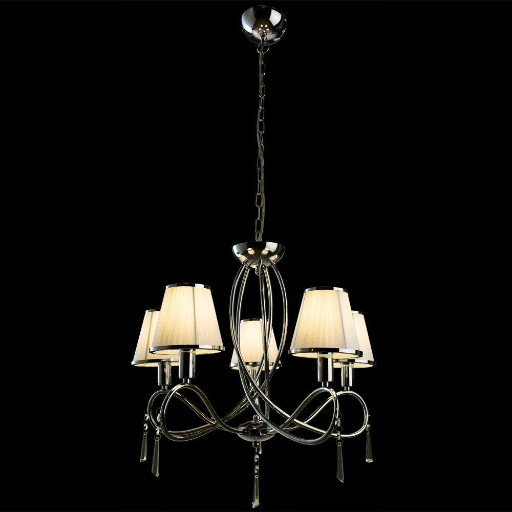 

Люстра подвесная ARTE LAMP LOGICO (A1035LM-5CC) E14 40 Вт 220 В IP20, Белый