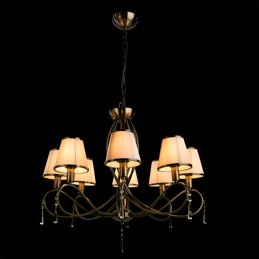 

Люстра подвесная ARTE LAMP LOGICO (A1035LM-8AB) E14 40 Вт 220 В IP20, Кремовый