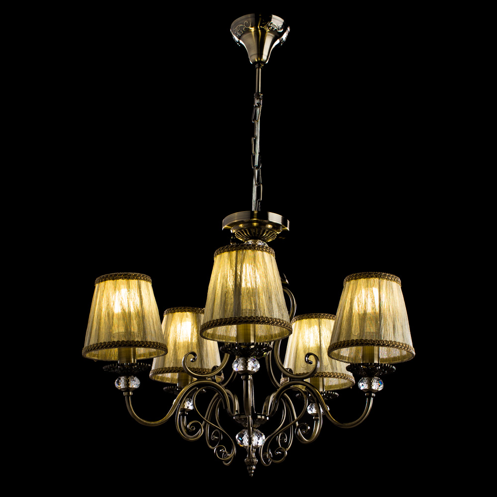 

Люстра подвесная ARTE LAMP CHARM (A2083LM-5AB) E14 60 Вт 220 В IP20, Бежевый
