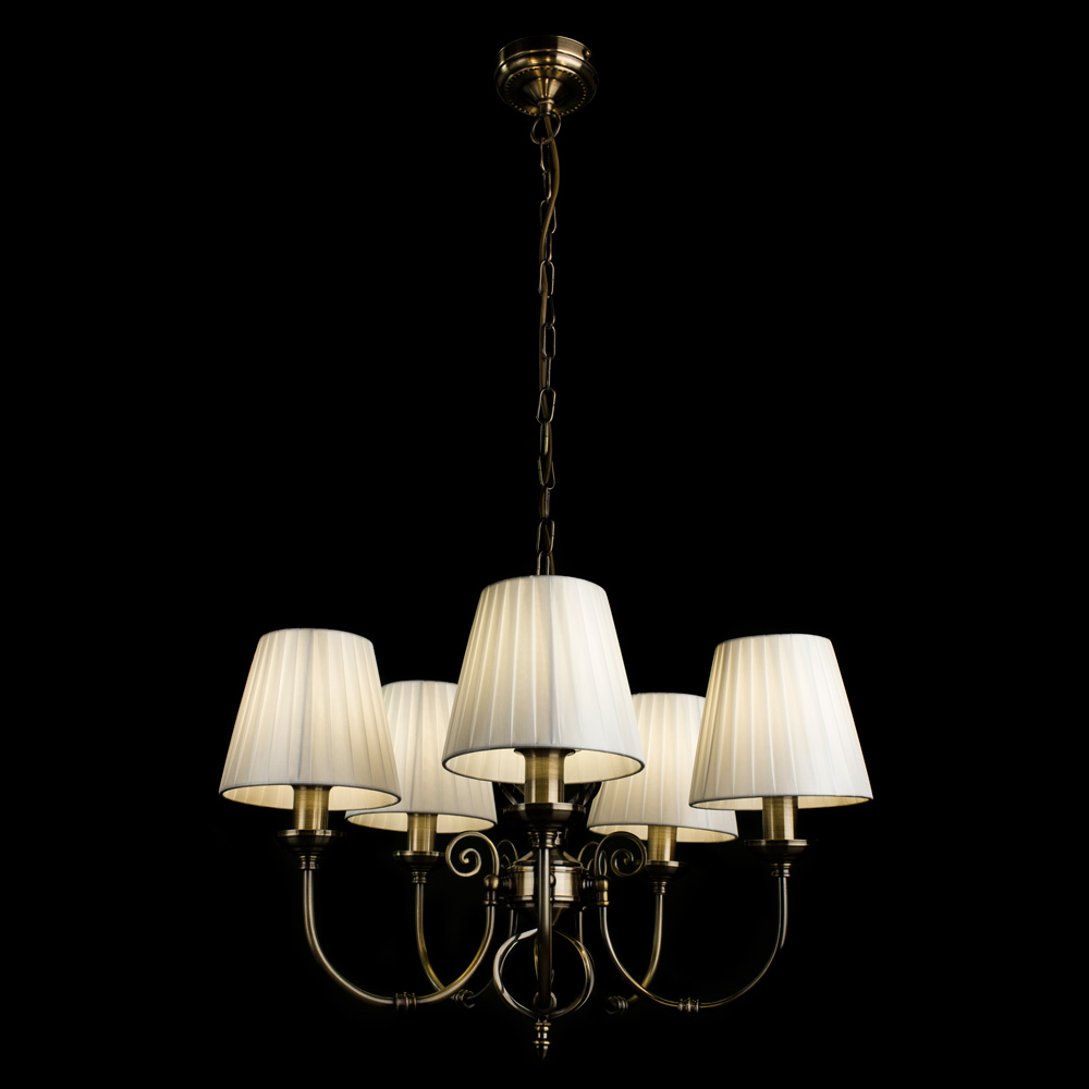 

Люстра подвесная ARTE LAMP ZANZIBAR (A8390LM-5AB) E14 40 Вт 220 В IP20, Белый