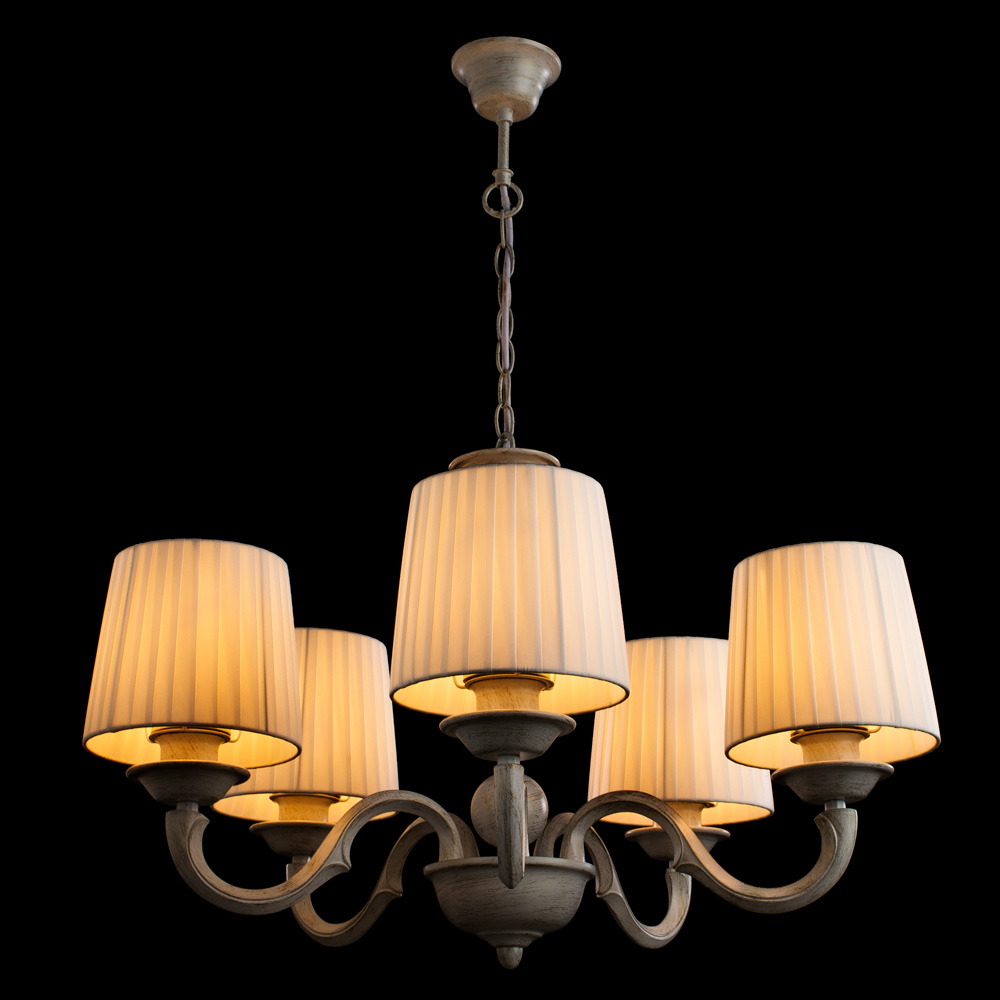 

Люстра подвесная ARTE LAMP ALBA (A9395LM-5WG) E27 40 Вт 220 В IP20, Белый