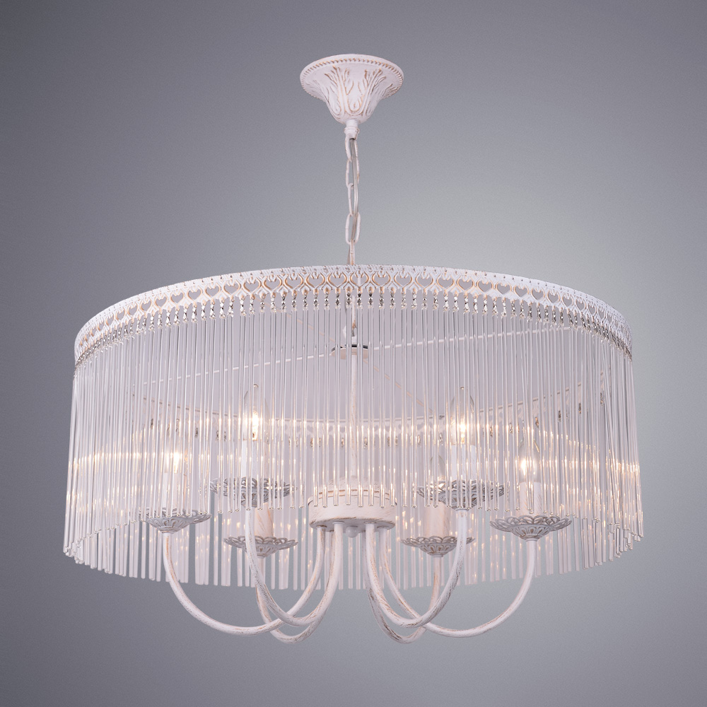 

Люстра подвесная ARTE LAMP SUSANNA (A9446SP-6WG) E14 40 Вт 220 В IP20, Прозрачный