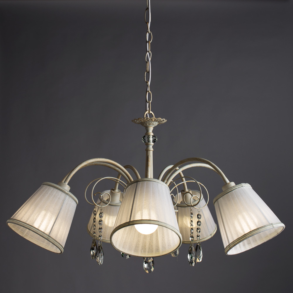 

Люстра подвесная ARTE LAMP ALEXIA (A9515LM-7WG) E14 40 Вт 220 В IP20, Белый
